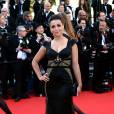  Priscilla Betti d&eacute;collet&eacute;e sur le tapis rouge du Festival de Cannes, le 15 mai 2014 
