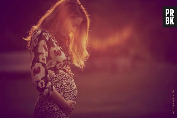 Blake Lively enceinte de son premier enfant sur une photo postée sur son site Preserve en octobre 2014