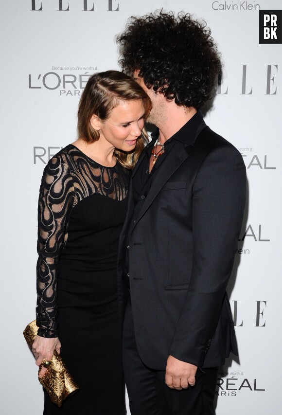 Renee Zellweger et son petit-ami Doyle Bramhall aux ELLE Women in Hollywood Awards 2014