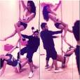  Shay Mitchell sexy pour s'essayer au pole dance, le 4 novembre 2014 