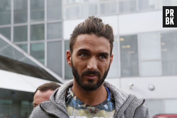 Thomas Vergara à sa sortie de l'hôpital européen Georges Pompidou à Paris, le 12 novembre 2014