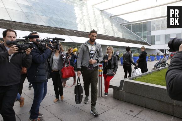 Thomas Vergara à sa sortie de l'hôpital européen Georges Pompidou à Paris, le 12 novembre 2014