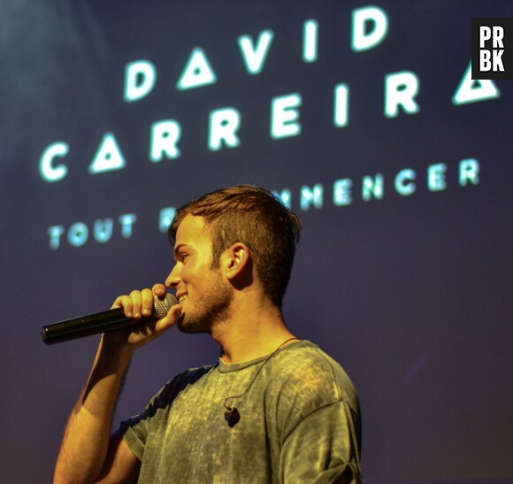 David Carreira en showcase à Paris en septembre 2014