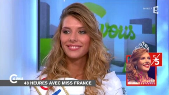 Camille Cerf fausse blonde ? Miss France 2015 explique les raisons de sa couleur de cheveux