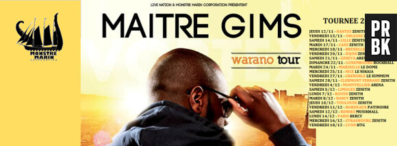 Maitre Gims : de retour avec le Warano Tour en 2015 pour une série de concerts