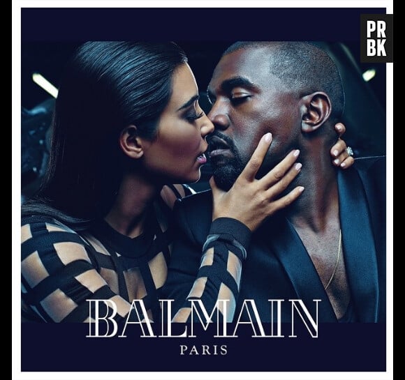 Kim Kardashian et Kanye West : le couple égérie de la marque Balmain