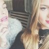 Caroline Receveur : selfie avec sa soeur Mathilde postée sur Instagram, le 27 décembre 2014