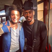 Kev Adams et Black M sur le tournage du second prime de SODA