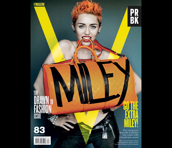 Miley Cyrus topless pour V Magazine