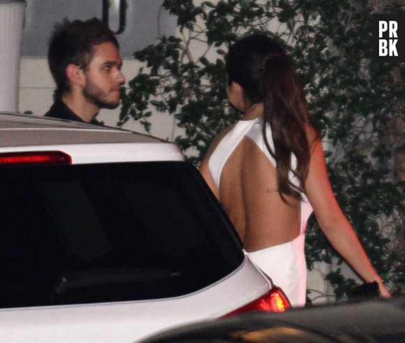 Selena Gomez et Zedd à leur arrivée à une soirée des Golden Globes 2015, le 11 janvier 2015 à Los Angeles