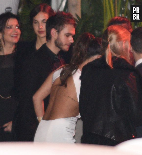 Selena Gomez et Zedd à leur arrivée à une soirée des Golden Globes 2015, le 11 janvier 2015 à Los Angeles
