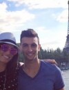  Javier Pastore et sa copine Chiara Picone : couple heureux devant la tour Eiffel 