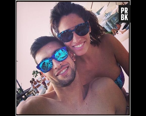 Javier Pastore et sa copine Chiara Picone amoureux et sexy pendant l'été 2014