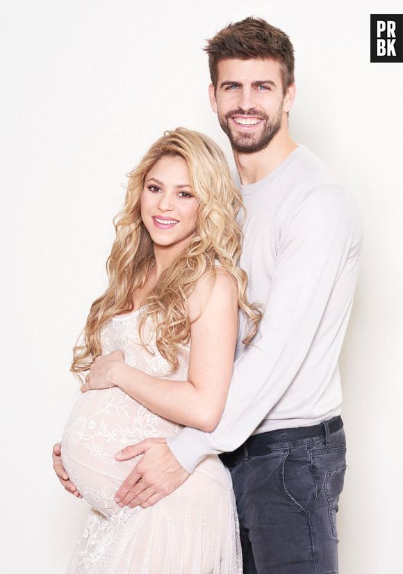 Shakira et Gerard Piqué prennent la pose pour leur baby shower organisée en partenariat avec l'UNICEF