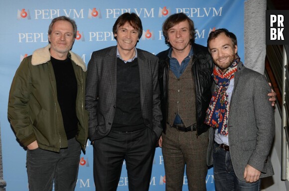 Jonathan Lambert et Pascal Demolon à la soirée de présentation de Peplum le 22 janvier 2015 à Paris