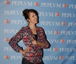 Nicole Ferroni à la soirée de présentation de la série Peplum le 22 janvier 2015