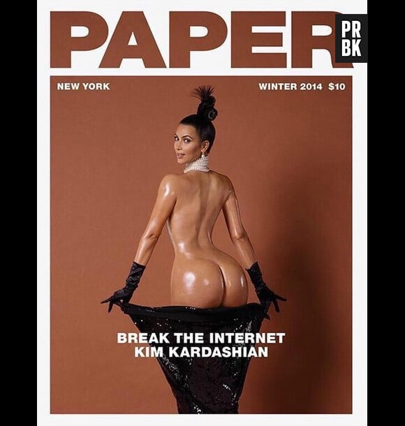 Kim Kardashian : sa Une sexy de Paper