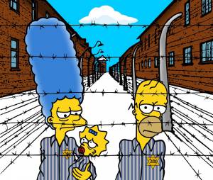 Les Simpson : dessin percutant pour rendre hommage 70 ans après la libération du camp d'Auschwitz