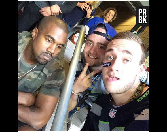 Kanye West : selfie buzz au Super Bowl 2015