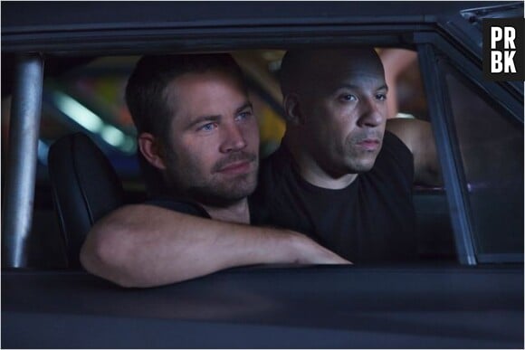 Paul Walker et Vin Diesel dans une image extraite de la saga Fast and Furious