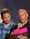  Paul Walker et Vin Diesel aux MTV Movie Awards, le&nbsp;14 avril 2014 