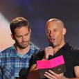  Paul Walker et Vin Diesel aux MTV Movie Awards, le&nbsp;14 avril 2014 