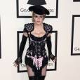 Madonna : tenue sexy sur le tapis rouge des Grammy Awards 2015, le 8 février, à Los Angeles