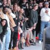 Cassie, Diddy, Jay Z, Beyoncé, Kim Kardashian et Hailey Baldwin au défilé Adidas x Kanye West, le 12 février 2015 à New York