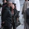 Kanye West et Kim Kardashian au défilé Adidas x Kanye West, le 12 février 2015 à New York
