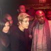Kim Kardashian, Kanye West et Justin Bieber au spectacle de Dave Chapelle pour la Saint-Valentin