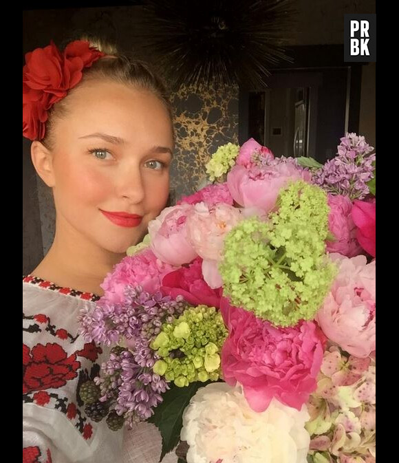 Hayden Panettiere : son Valentin lui offre des fleurs, le 14 février 2015