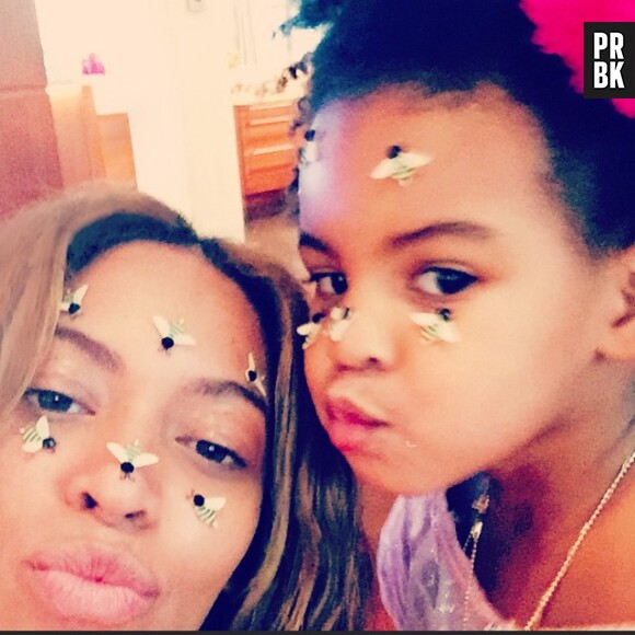 Beyoncé et Blue Ivy : selfie 100% cute de Saint-Valentin sur Instagram, le 15 février 2015