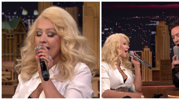 BLUFFANT : Christina Aguilera imite à la perfection Britney Spears en direct à la TV !