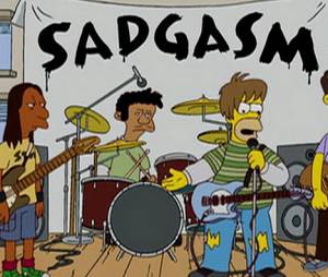Leader du groupe grunge Sadgasm - Saison 19, Épisode 11 : "That 90's show"