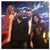 Taylor Swift, Kanye West, Sam Smith et Kim Kardashian pendant les BRIT Awards 2015