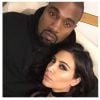 Kim Kardashian et Kanye West : selfie de couple sur Instagram, le 25 février 2015