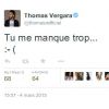 Thomas Vergara : un message adressé à Nabilla sur Twitter ?