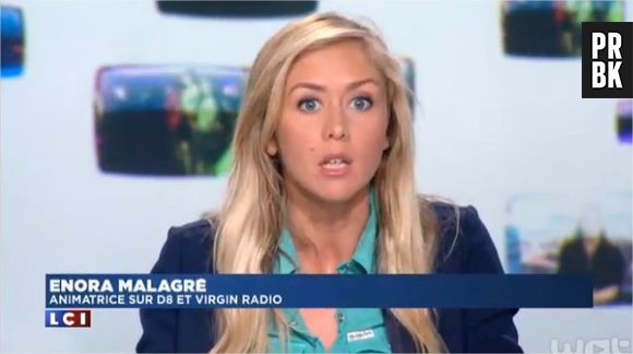 Enora Malagré, invitée de La Médiasphère sur LCI le 19 mars 2015