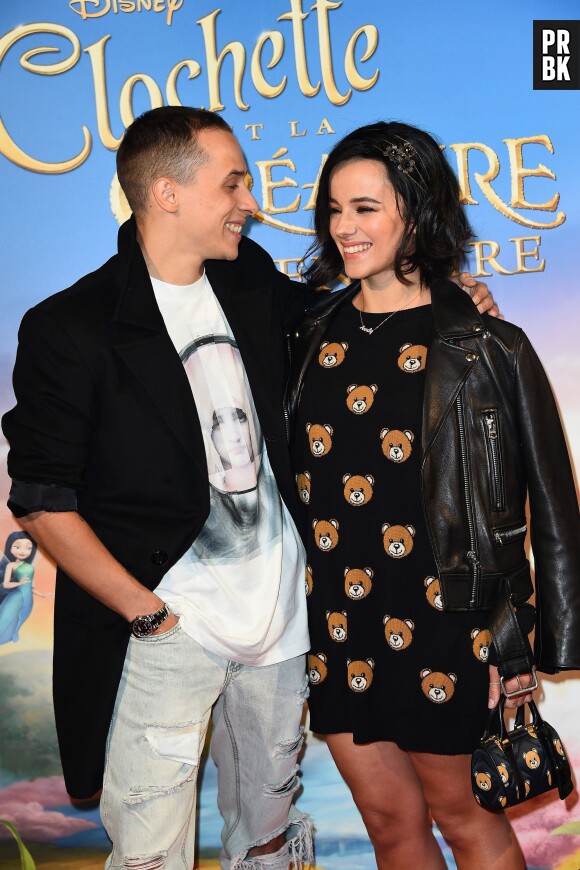 Alizée et Grégoire Lyonnet à l'avant-première du film "Clochette et la créature légendaire", le 20 mars 2015 à Paris