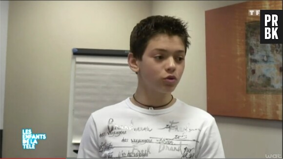Rayane Bensetti âgé de 14 ans dans la vidéo de son premier casting