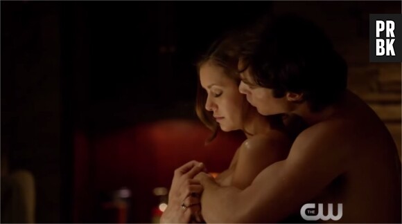 The Vampire Diaries saison 6, épisode 18 : moment sexy pour Damon et Elena
