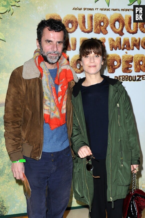 Eric Lartigau et Marina Foïs à l'avant-première de Pourquoi j'ai pas mangé mon père, réalisé par Jamel Debbouze, le 29 mars 2015 à Paris