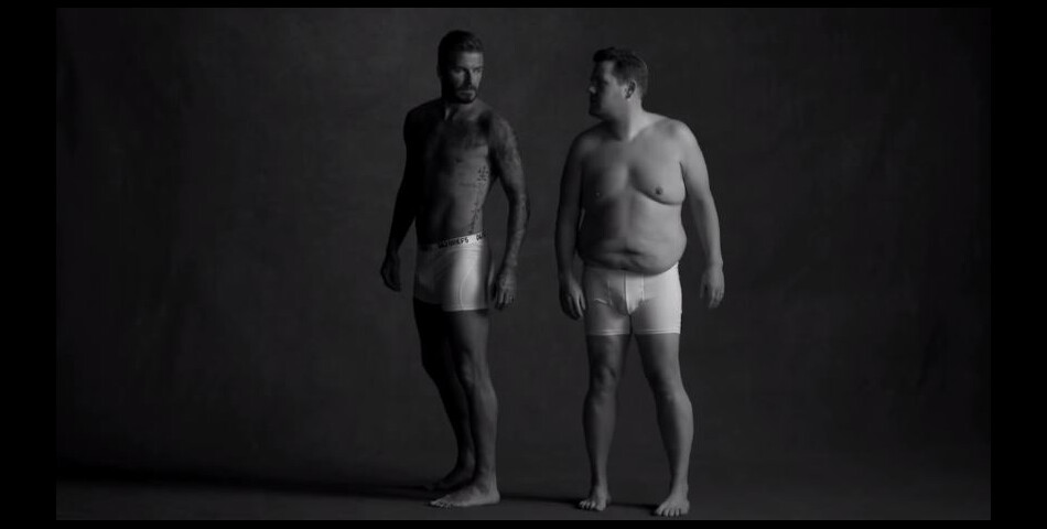 David Beckam en boxer pour une parodie de sa pub H&amp;amp;M&amp;nbsp;de 2012 