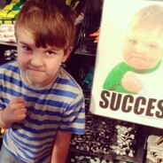 Success Kid : le bébé le plus célèbre du web veut aider son papa malade
