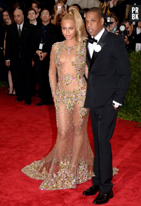 Beyoncé et Jay Z en couple au Met Gala 2015, le 4 mai 2015 à New York