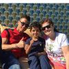 Cristiano Ronaldo avec son fils et sa mère en vacances en Espagne, le 31 mars 2015