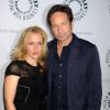 David Duchovny et Gillian Anderson au panel organisé pour les 20 ans de la série X-Files, le 18 juillet 2013 à San Diego