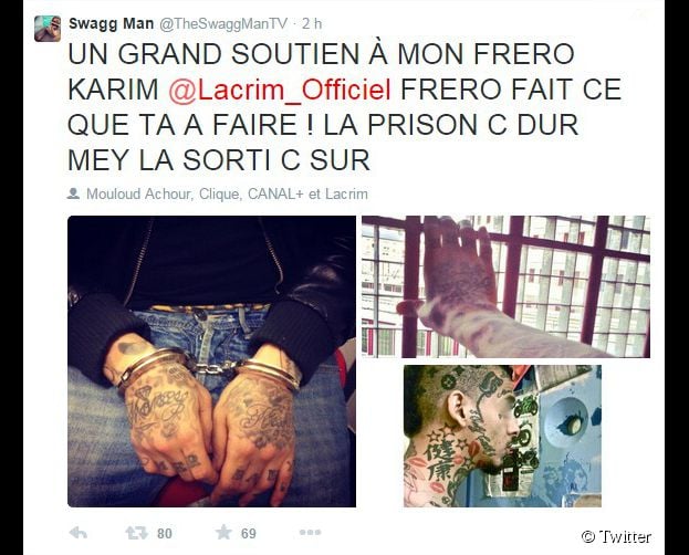 La Prison C'est Dur Mais La Sortie C'est Sur Swagg Man soutient Lacrim : "La prison c'est dur, mais la sortie c'est