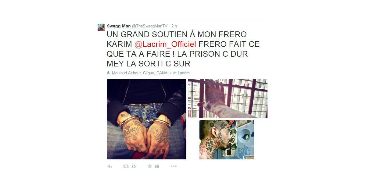 La Prison C'est Dur Mais La Sortie C'est Sur Swagg Man soutient Lacrim : "La prison c'est dur, mais la sortie c'est