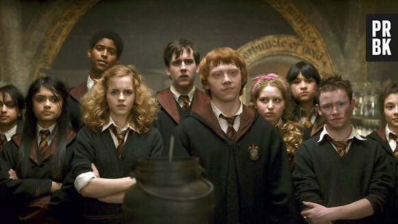 Matthew Lewis et les acteurs de Harry Potter dans Harry Potter et le Prince de Sang-Mêlé (2009)